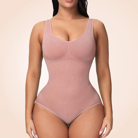 CurvyPower | Be You ! S / Rose Seamless Faja Sculpting One Piece Bodyshaper