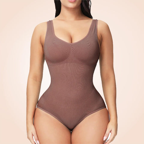 CurvyPower | Be You ! Seamless Faja Sculpting One Piece Bodyshaper