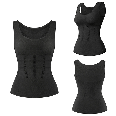 CurvyPower | Be You ! Seamless Firm Control Compression Shapewear Camisole