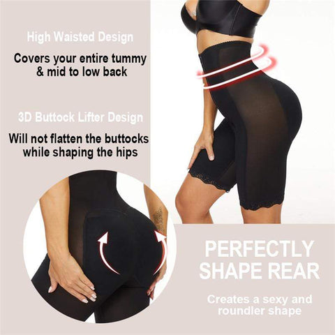 CurvyPower | Be You ! Seamless High Waisted Hips & Butt Enhancing Shaper short