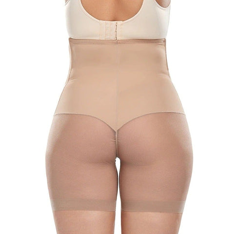 CurvyPower | Be You ! Seamless High Waisted Mesh Shapewear short