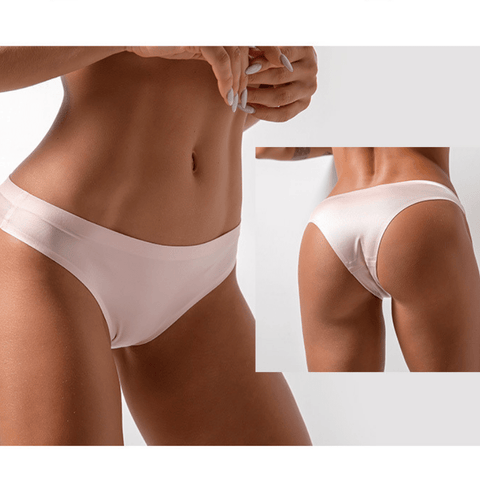 CurvyPower | Be You ! Seamless Silky Underwear Thong Panty