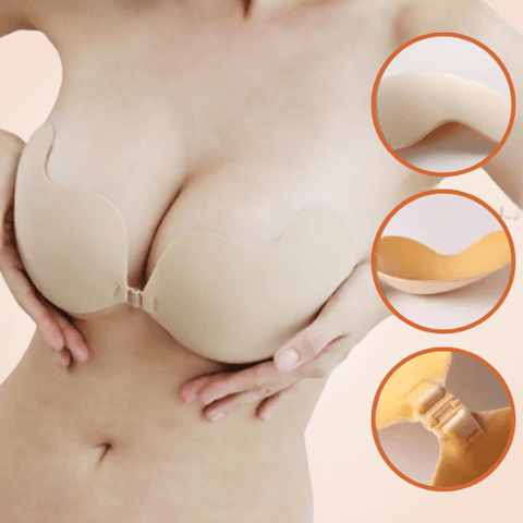 CurvyPower | Be You ! Self Adhesive Push Up Backless Strapless Magic Bra