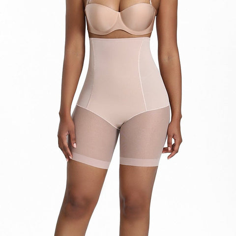 CurvyPower | Be You ! shaper short Nude / S Seamless High Waisted Mesh Shapewear short