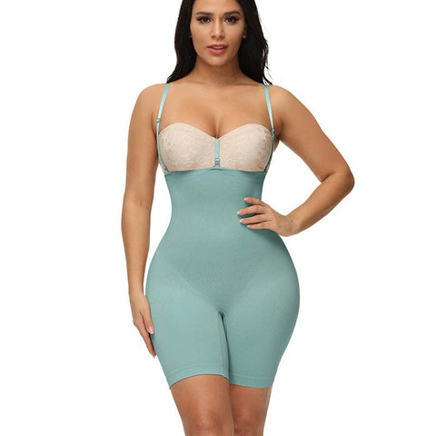CurvyPower | Be You ! Shapewear Green / S Plus Size Faja Underbust Shaping Bodysuit For Women