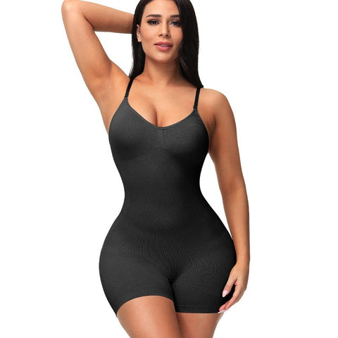 CurvyPower | Be You ! Shapewear Seamless Women Full Body Shapewear Bodysuit Short