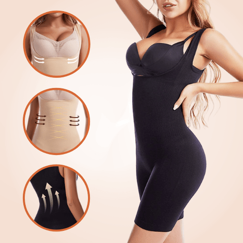 CurvyPower | Be You ! Shapewear Ultra Body Sculpting Silhouette Full Bodysuit