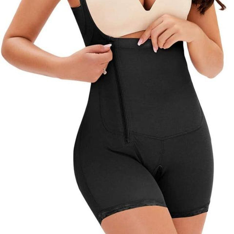 CurvyPower | Be You ! Shapewear Women Open Bust Bodysuit Shaper With Adjustable Hooks