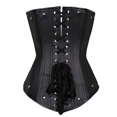 CurvyPower | UK Shapewear Women's Gothic Rivets Halter Top Underbust Corsets