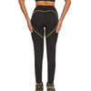 CurvyPower | Be You ! Sports Black High Waisted Gym Corset Sweat Legging For Women