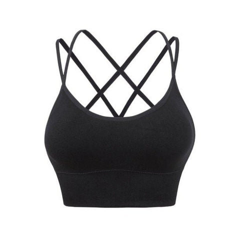 High, Support, Criss-Cross, Criss cross, Sports, Strappy, Bra,