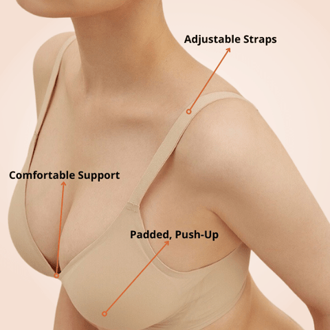 CurvyPower | Be You ! Thin Cup Non Wired Lightweight Bra