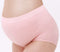 CurvyPower | UK Underwear One Size / Pink Women's Highwaist Maternity Support Belly Underpants