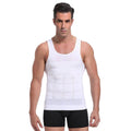CurvyPower | Be You ! White / S Men Seamless Slimming Abs Compression Body Shaper Corset Vest