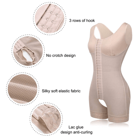 CurvyPower | Be You ! Women Fajas Push Up Bodysuit Slimming Shapewear Short