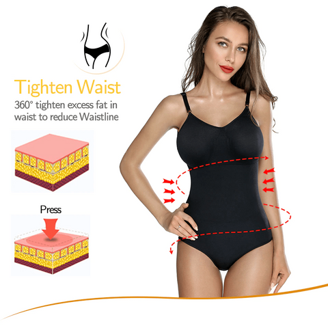 CurvyPower | Be You ! Women Shaping Full Body Shaper V Neck Summer Topfull body waist trainer, full body spanx, full body faja, full body shaper buttock lifter, full body shaper for women, spanx bodysuit, backless shapewear, low back shapewear, strapless body shaper, slimming bodysuit, tummy control briefs, sloggi maxi control briefs matalan, spanx briefs, maidenform flexees briefs, sloggi maxi control briefs, maidenform high waist brief,