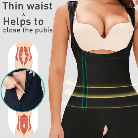 CurvyPower | Be You ! Women Underbust Slimming Shapewear Short Faja With Side Zipper