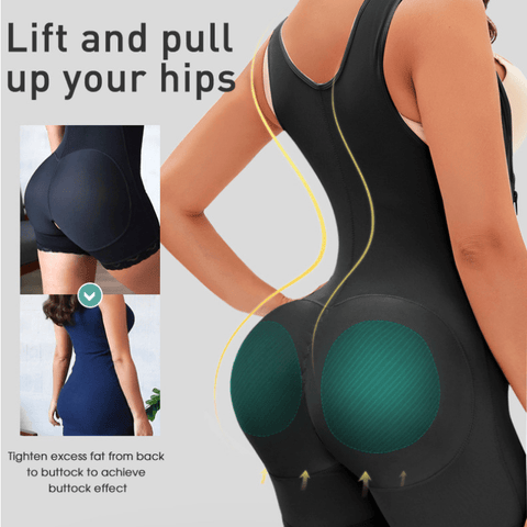 CurvyPower | Be You ! Women Underbust Slimming Shapewear Short Faja With Side Zipper