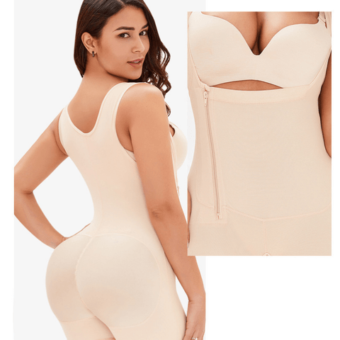 CurvyPower | Be You ! Women Underbust Slimming Shapewear Short Faja With Side Zipper