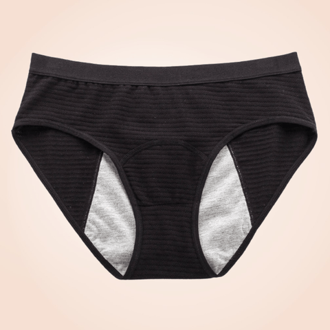 CurvyPower | Be You ! XS Black High Waist Ventilation Holes Underware For Females